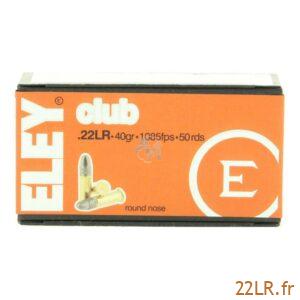 Balle 22 LR Eley Club - 40Gr