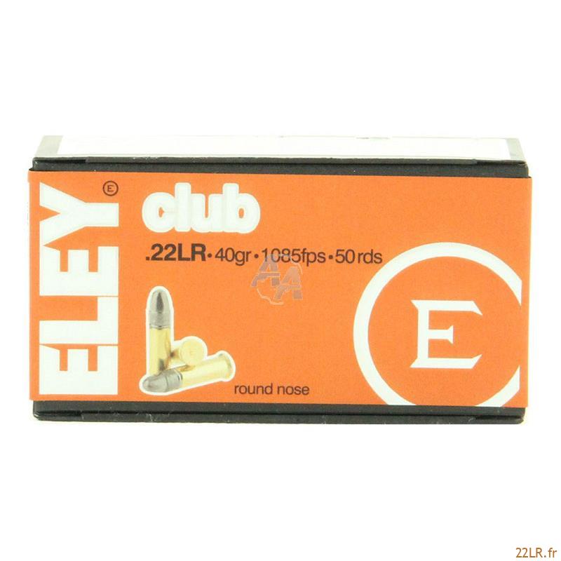 Balle 22 LR Eley Club - 40Gr