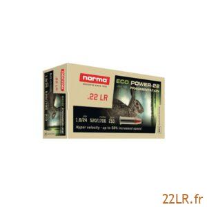 Balle 22 LR Norma Eco Power Rn Zinc Sans Plomb - 25Gr