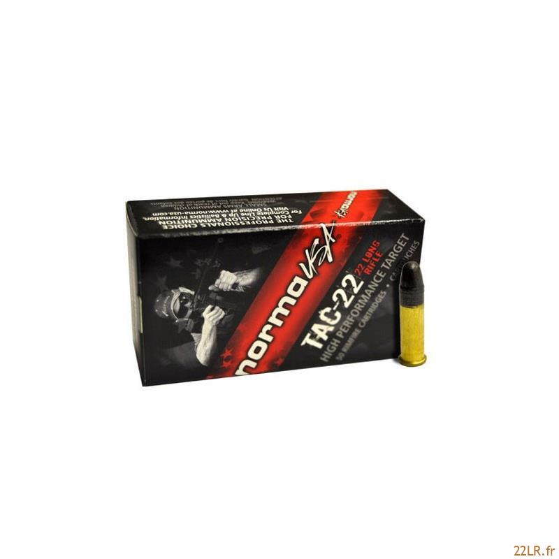 Balle 22 LR Norma Tac Lrn - 40Gr