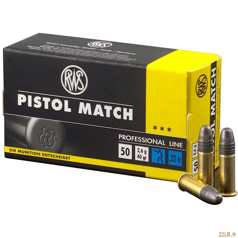 Balle 22 LR Rws Pistol Match