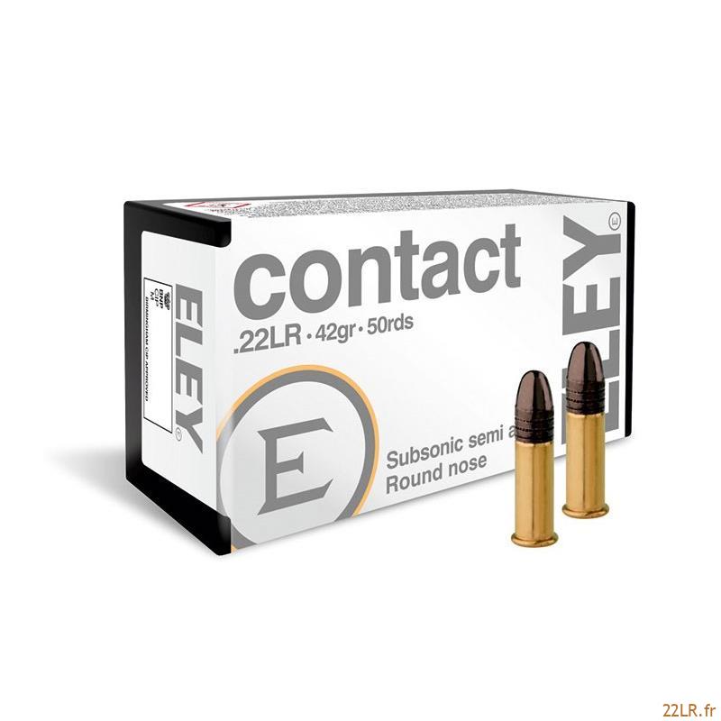 Balle 22LR Eley Contact - 42G