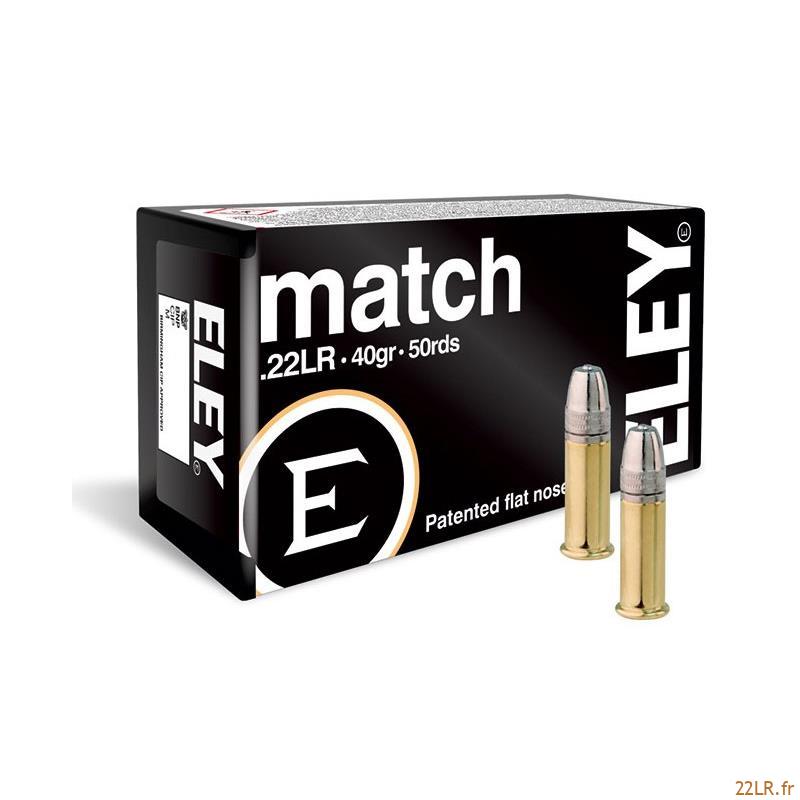 Balle 22LR Eley Match - 40Gr