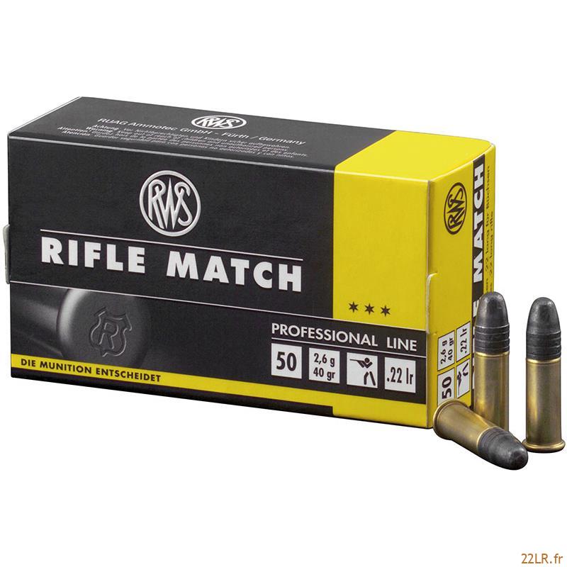 Balle 22LR Rws Rifle Match - 2.6G
