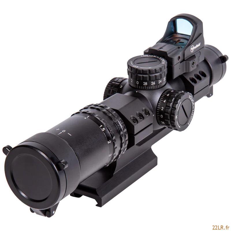 Lunette 22LR 1-4X24 Firefield Rapidstrike Sfp Riflescope Kit
