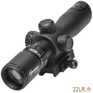Lunette 22LR 1.5-5X32 Firefield Barrage Riflescope avec laser rouge