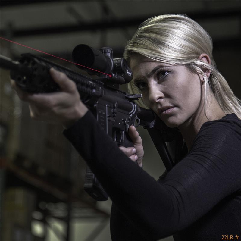 Lunette 22LR 2.5-10X40 Firefield Barrage Riflescope avec laser rouge – Image 8