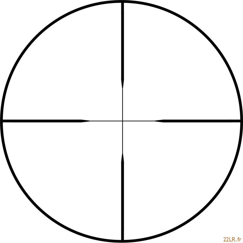 Lunette de tir 22LR 3-9X32 Konus Konusfire Ret 30/30 avec montage – Image 5