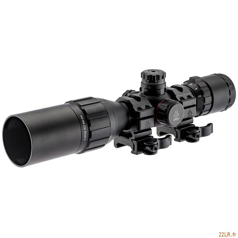Lunette pour 22LR 3-9X32 Utg Mildot illuminée – Image 5