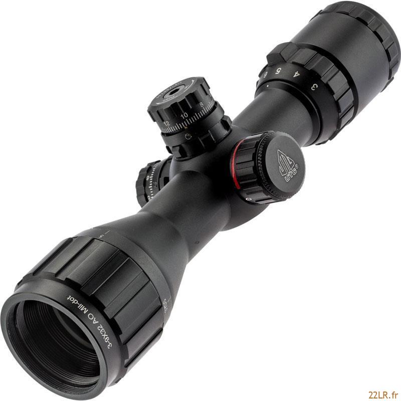 Lunette pour 22LR 3-9X32 Utg Mildot illuminée – Image 9
